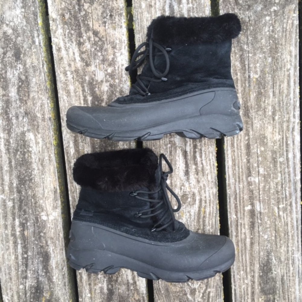 Sorel Boots Black Snowboots Winter Snow Angel--11